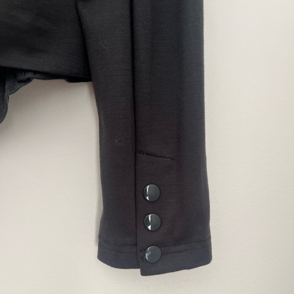 Kut From The Kloth - Maisha Ponte and Faux Leather Jacket in Black - Size L - Picture 7 of 13